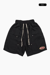 Pain patch bermuda pants