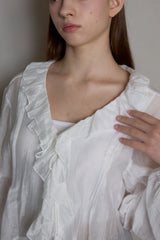 FLEUR RUFFLE CARDIGAN