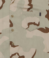 リラックスカモハーフシャツ ベージュ