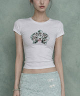 Orchid(蘭) Slim-Fit Tee