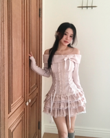 valentine eyelet two-piece set