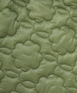 Women’s Clover Heart Quilted Wrap Mini Skirt Olive