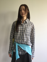 Lazy Log Check Shirt (2color)