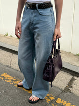 [BELLIDE MADE] Ocean Wide Denim Pants