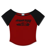 OFF SHOULDER RAGLAN TEE