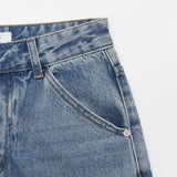 デニムストラップワイドパンツ code 18105