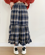ソルベロングチェックスカート