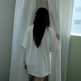 KIRIGIRL BOXY T-SHIRT _IVORY
