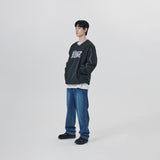 V NECK PIPING PULLOVER WARM UP
 - BLACK