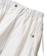 Bohemian vintage washed fringe pants _ White 