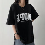 Nob lettering boxy fit short sleeve t-shirt