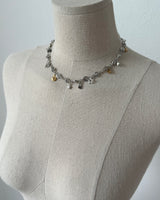 [MADE] open close charm necklace