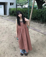 ヒヨコチェックワンピース
