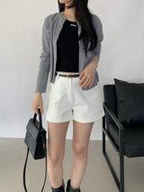 Nanore Round Neck Knit Cardigan