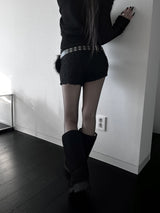 モヘアマイクロショートパンツ(2color)