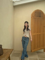 check off-shoulder blouse