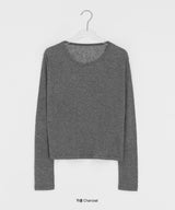 Pohini Layered Basic Tencel Long Sleeve Tee