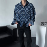 CR denim destroyed cutting cropped jacket (2 colors)