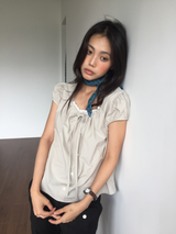 French puff blouse (3color)