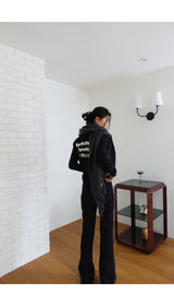 BACK typo sleeve top