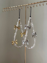 【MADE】Metallic Luster Bow Phone Charm