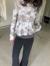 Lace band boots-cut pants(2c)