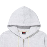 TEMPUS パッチスタンダードフードジップアップ (WHITE MELANGE)