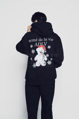24FW SNOW BEAR HODDIE BLACK