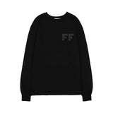 FFレタリングロングスリ－ブ (BLACK) F25ZB022