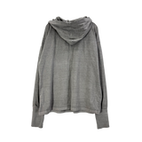 destroy hand hooded long sleeve