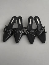 1196 See-through Mesh Belt Stiletto Heel (6cm)