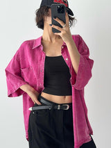[Premium] ASCLO アイスウォッシングテンセルシャツ(2color)