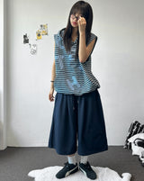 Reistar Tattoo Graphic Patch Balloon Bermuda Shorts 4color