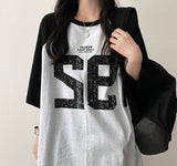 Leo ルーズフィットナグラン半袖Tシャツ