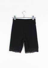 LACE RIP BIKER PANTS