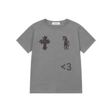 アンティーククロスポニーハーフTシャツ