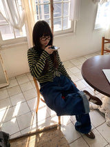 Halsey Stripe Knit Cardigan