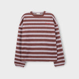 Fluffy Lucy Fleece Border T Shirt (3color)
