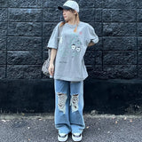 KIRSH X TOKYO シティアートワークTシャツ【グレー】