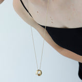 SAND DUNE NECKLACE (M) (GOLD)