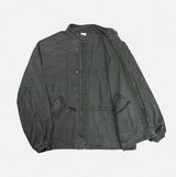 Mauve Washed Short Fishtail Bomber Jacket