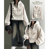 Maron Fleece Big Pocket Hood
