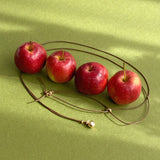 petit apple necklace