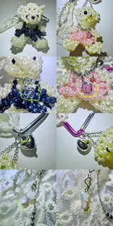 XO bear keychain (2color)