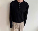 Long Sleeve Henley Shirt