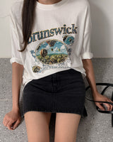 Mici printed short-sleeved T-shirt