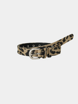 [Unisex] Leopard classic eyelet  belt(3color)
