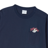 25SS DROP STAR BEAR LONG SLEEVE T-SHIRT DARK NAVY
