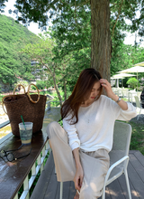 Weekly Summer Boat Neck Knit / 5 colors