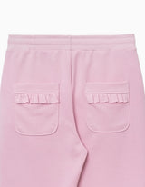 FRILL BOOTCUT BANDING PANTS (PINK)